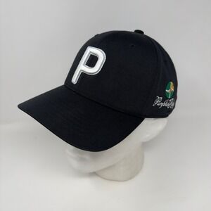 Puma Golf Tour Exclusive "P" Snapback Hat Cap Black Pumpkin Ridge Golf Course